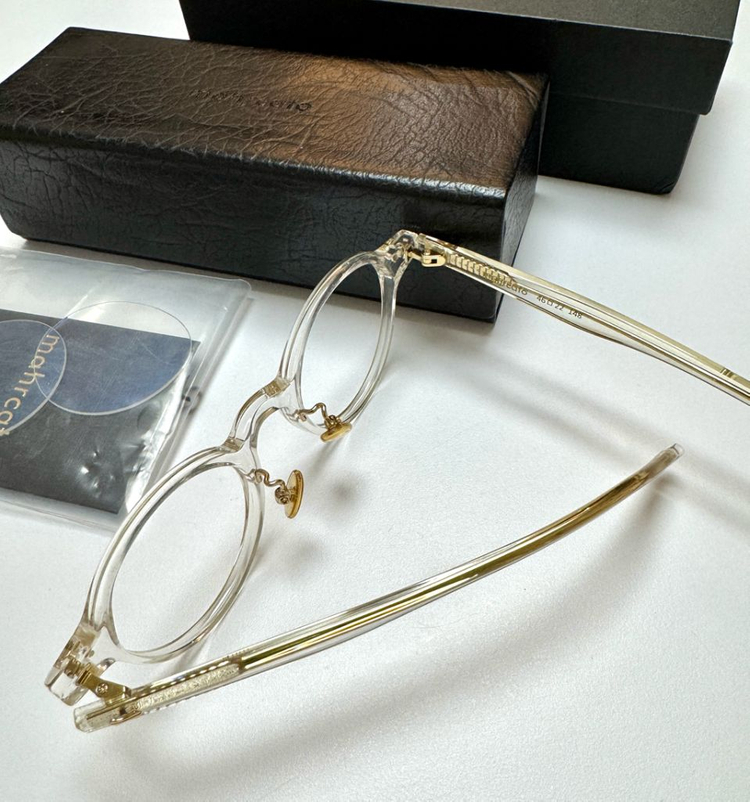 마르카토 밀라 클리어 안경테 투명 미사용 택포--1