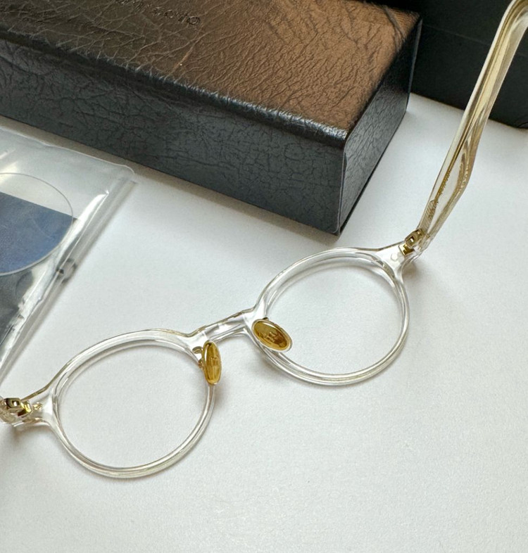 마르카토 밀라 클리어 안경테 투명 미사용 택포--3