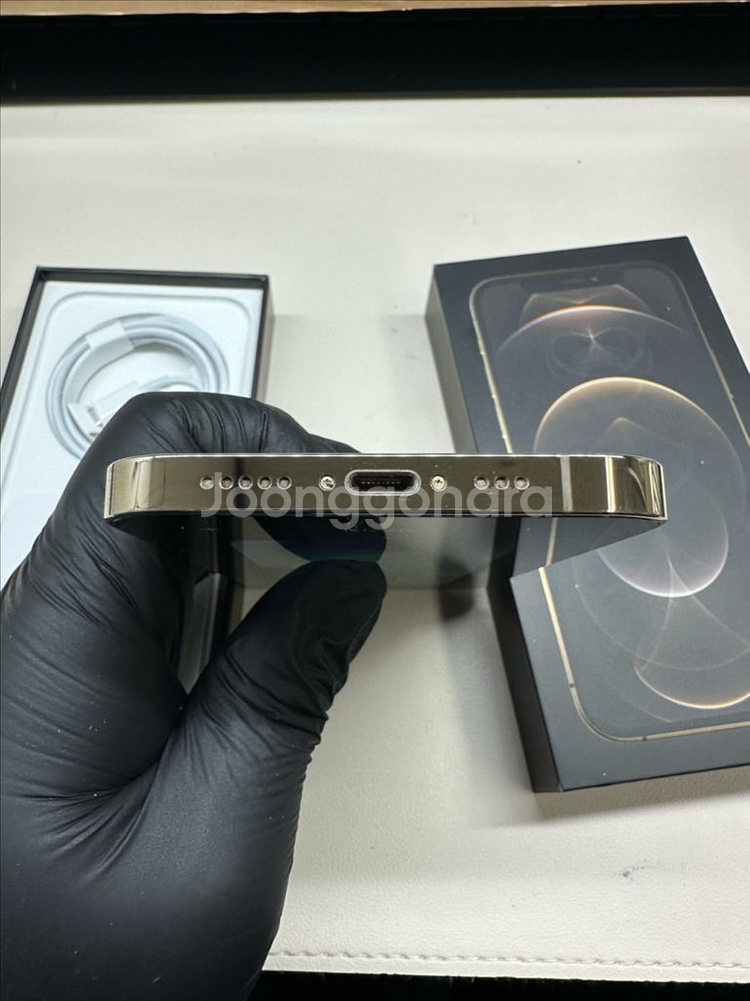 아이폰12프로 256G 골드 S급!--3