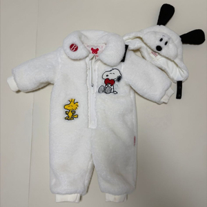 베베드피노 스누피오버롤90 + 스누피모자s 일괄