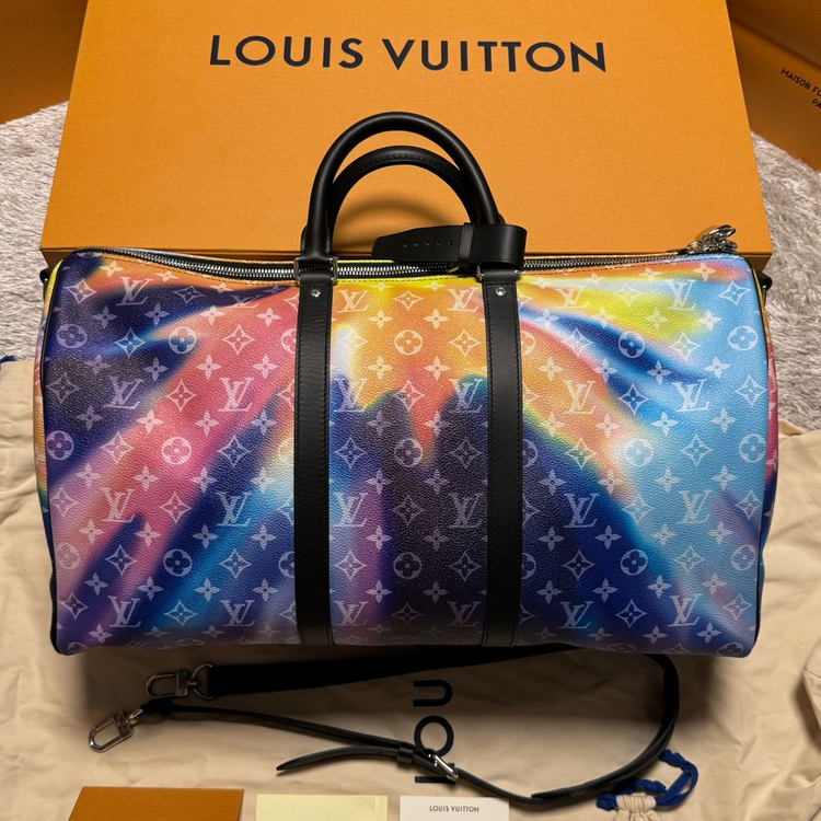 [ 50 ] 루이비통 이클립스 선셋 반둘리에 키폴 50 크로스백 보스턴백--1