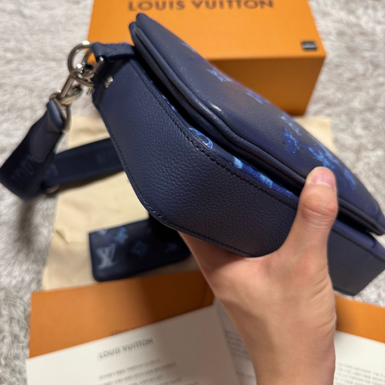 [ OS ] 루이비통 이클립스 잉크 워터컬러 트리오 메신저백 크로스백--3