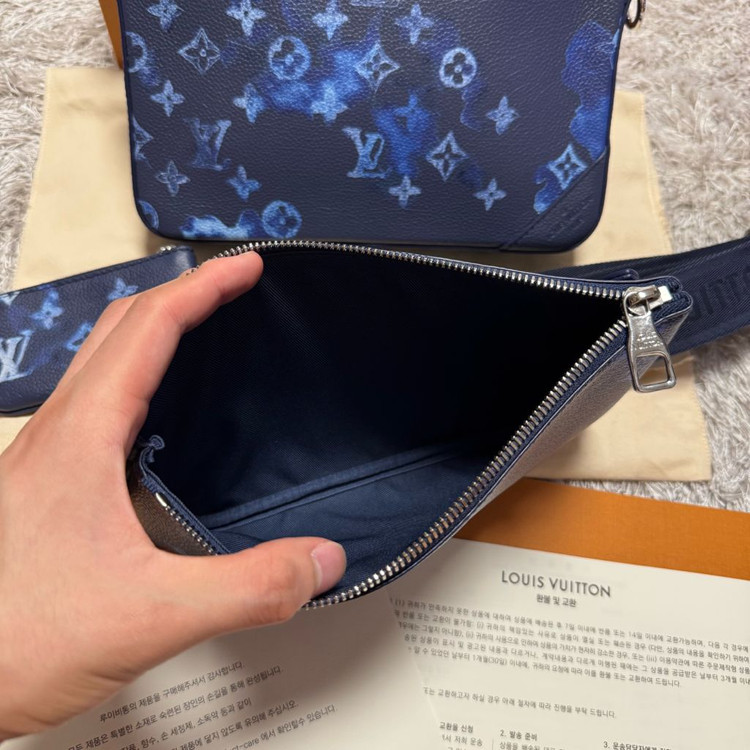 [ OS ] 루이비통 이클립스 잉크 워터컬러 트리오 메신저백 크로스백--5