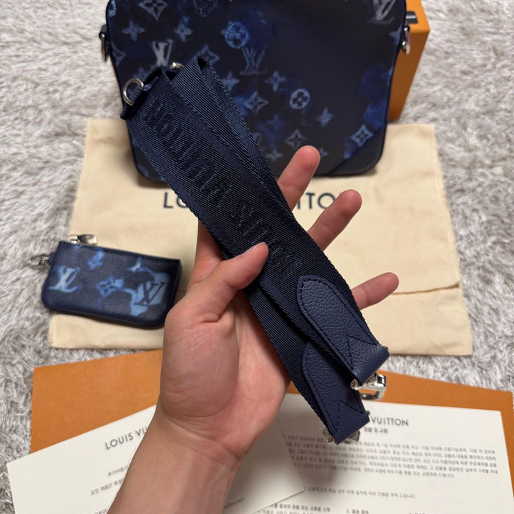 [ OS ] 루이비통 이클립스 잉크 워터컬러 트리오 메신저백 크로스백--8