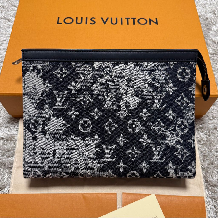 [ OS ] 루이비통 이클립스 테피스트리 포쉐트 보야주 클러치백--1