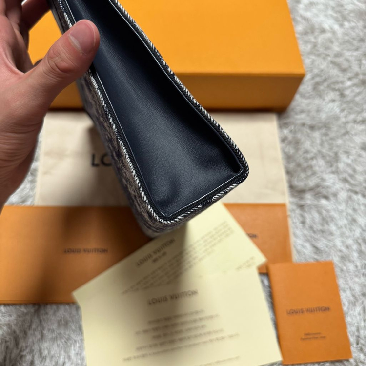 [ OS ] 루이비통 이클립스 테피스트리 포쉐트 보야주 클러치백--3