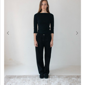 EHRE 에레 클래식 스트레이트 데님(블랙)