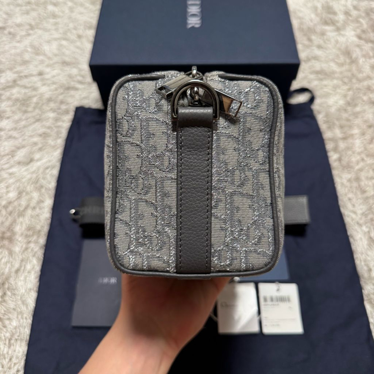 [ OS ] 디올 오블리크 루테늄 링고 22 크로스백 메신저백--2