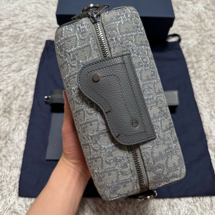 [ OS ] 디올 오블리크 루테늄 링고 22 크로스백 메신저백--4