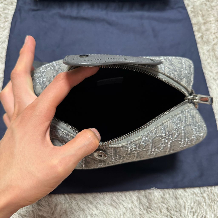 [ OS ] 디올 오블리크 루테늄 링고 22 크로스백 메신저백--6