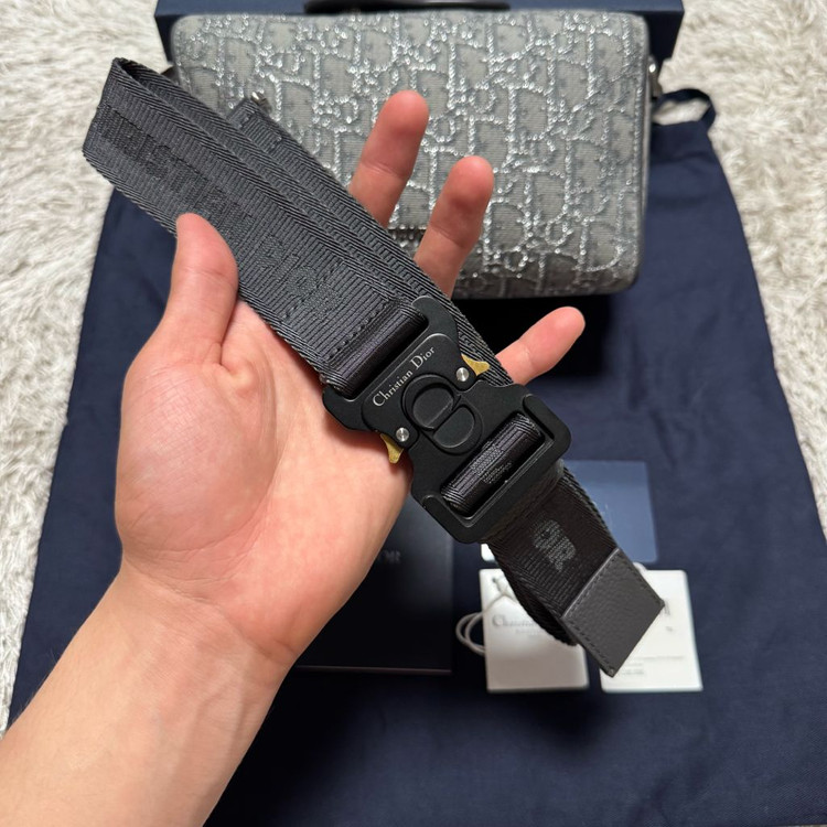 [ OS ] 디올 오블리크 루테늄 링고 22 크로스백 메신저백--7