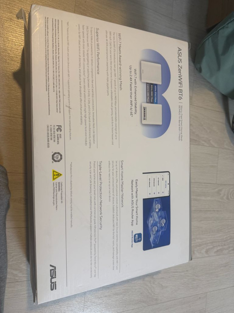 ASUS ZenWiFi BT6 WiFi 7 공유기 2개 팩--1