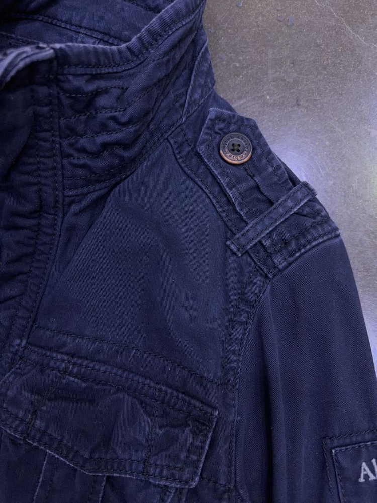 아베크롬비 센티넬 빈티지 밀리터리 야상 자켓 네이비 M--3