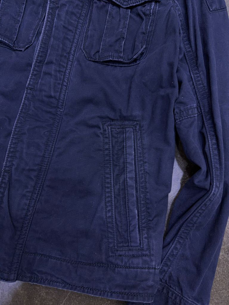 아베크롬비 센티넬 빈티지 밀리터리 야상 자켓 네이비 M--4