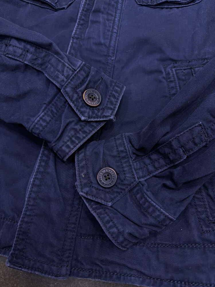 아베크롬비 센티넬 빈티지 밀리터리 야상 자켓 네이비 M--7