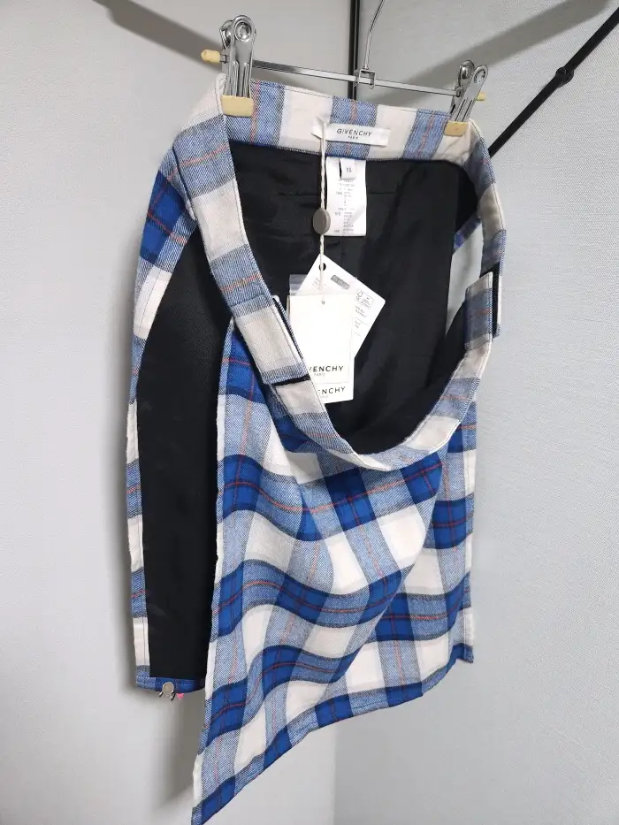 Givenchy Flannel Panel Skirt Apparel Pants 이미지
