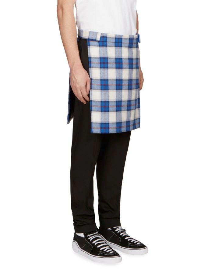 Givenchy Flannel Panel Skirt Apparel Pants 이미지