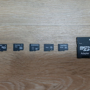 SD(mini) 카드 2/4/8/16/32,64G 어댑터, 리더기 팝니다