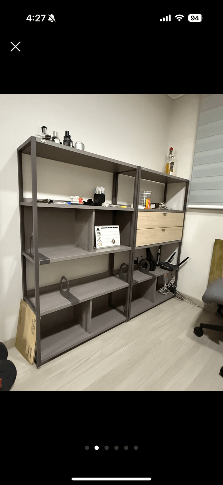 일룸 글렌 4단 기본선반장 2개 세트 이미지