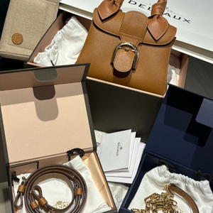 25년 델보 브리앙 미니 풀세트(스트랩3+가방새제품+더스트백)