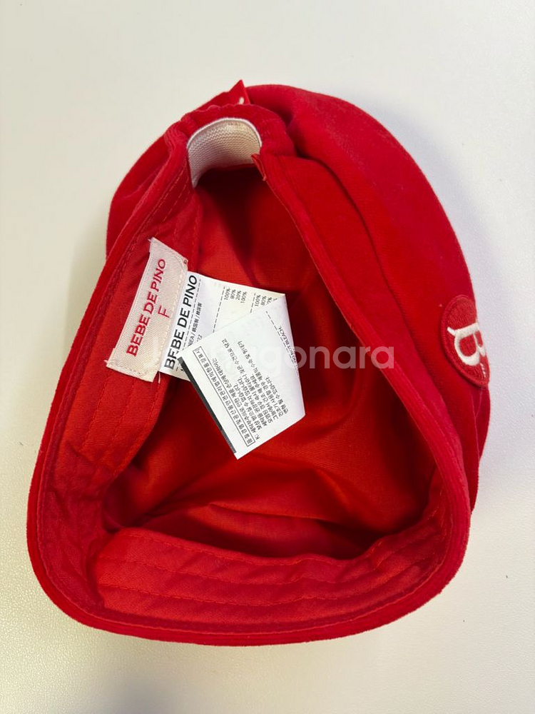 베베드피노 레드 베레모 프리사이즈--1