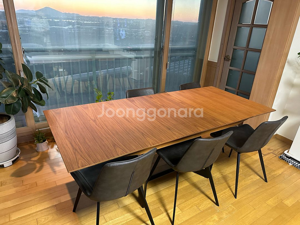 거실 식탁 까사미아 프란조 익스텐션 테이블 세트--0