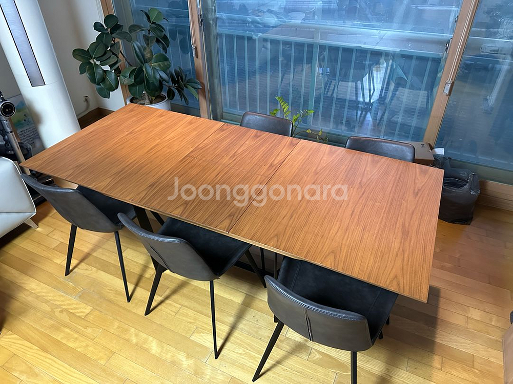 거실 식탁 까사미아 프란조 익스텐션 테이블 세트--1