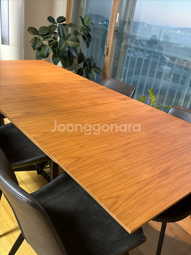 거실 식탁 까사미아 프란조 익스텐션 테이블 세트--3