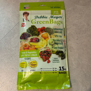 새상품 데비마이어 그린백 15매