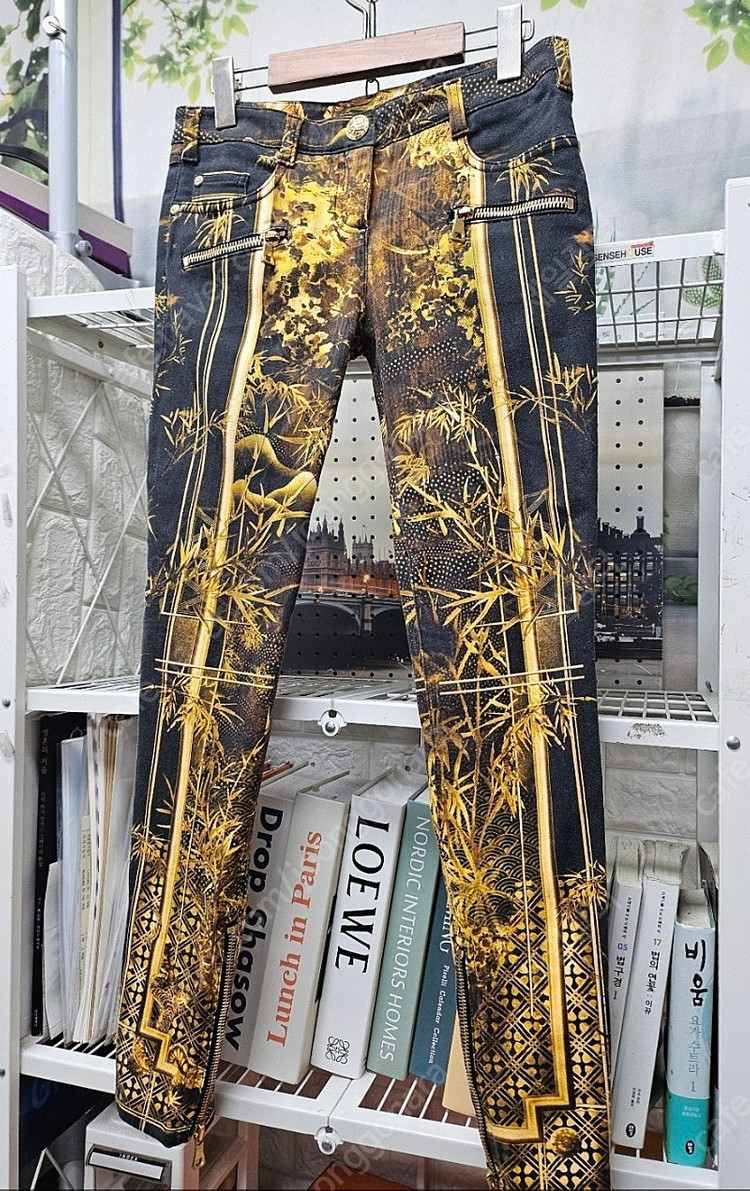 발망 여성 스키니진 바이크진 26 대나무 데님 청바지 WJ73 이미지