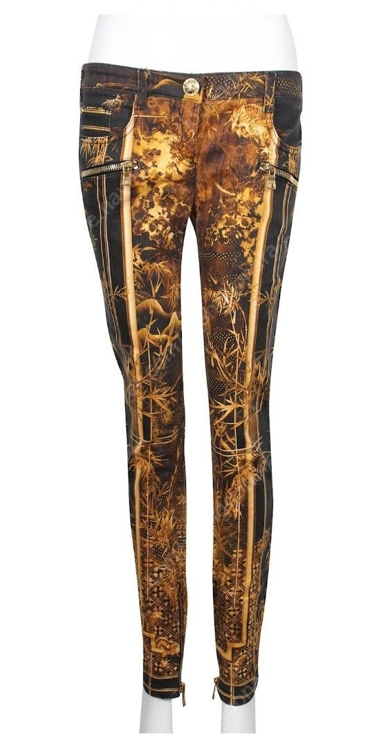 발망 여성 스키니진 바이크진 26 대나무 데님 청바지 WJ73 이미지