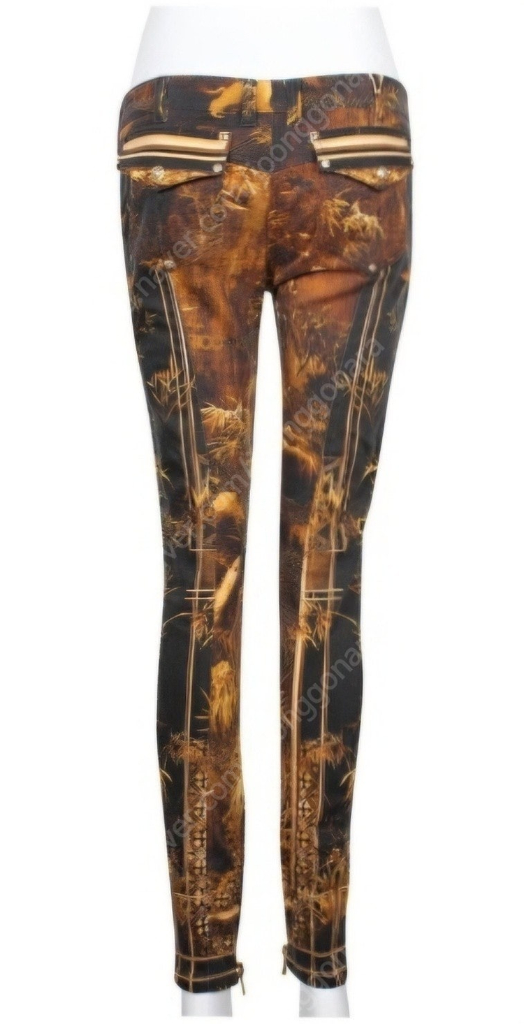 발망 여성 스키니진 바이크진 26 대나무 데님 청바지 WJ73 이미지