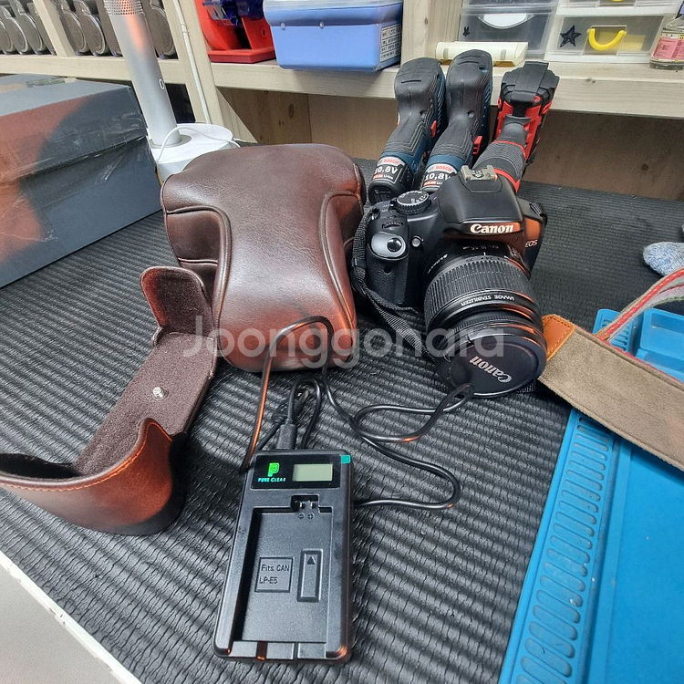 캐논450D DSLR 카메라 + 18-55mm 렌즈 세트--4