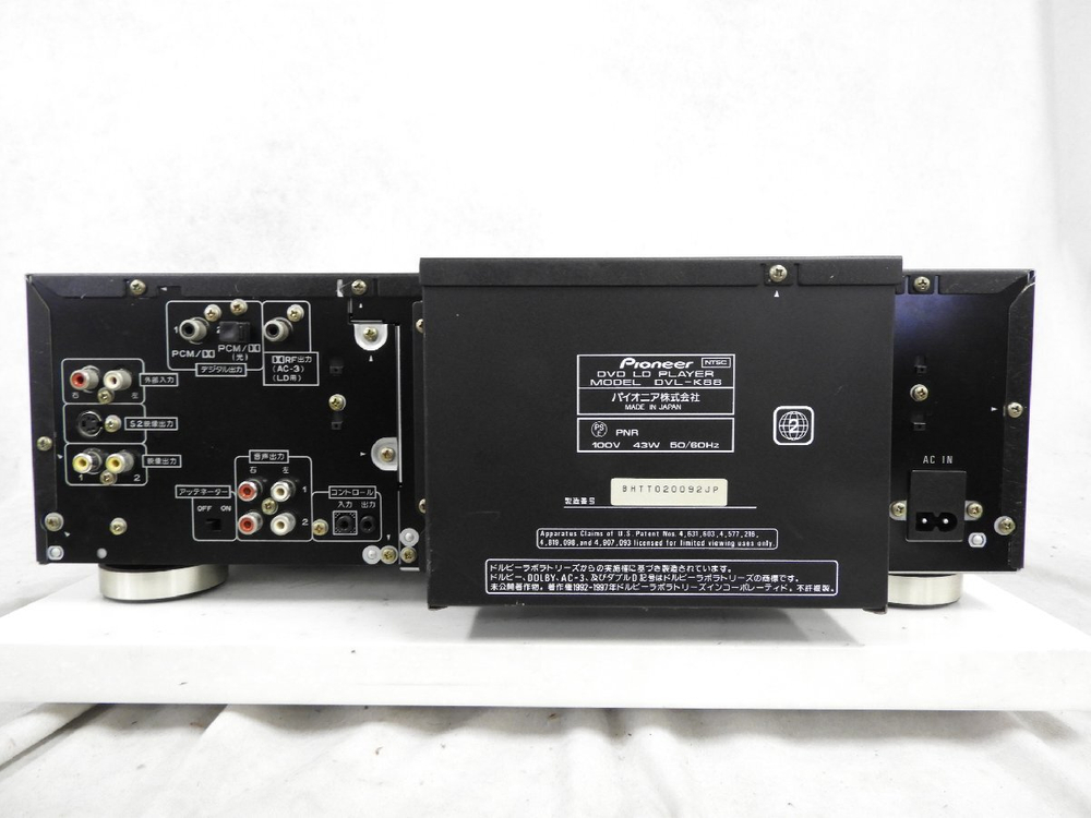 파이오니아 DVL K88 - LD/DVD/CD 플레이어 노래방 대응 키 조절 되는 제품 이미지