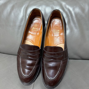 알든 683 버건디 카프 풀스트랩 페니 로퍼 9D