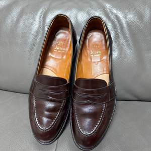 알든 683 버건디 카프 풀스트랩 페니 로퍼 9D