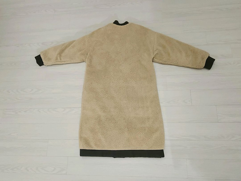 코오롱스포츠 퀼팅 리버시블 후리스 패딩 자켓 85 이미지