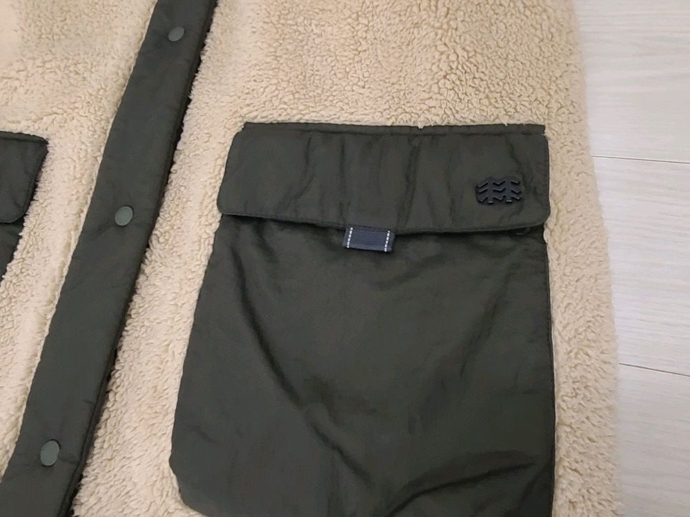 코오롱스포츠 퀼팅 리버시블 후리스 패딩 자켓 85 이미지