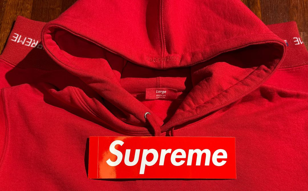 [L] 슈프림 로고 립 후드 | Supreme Logo Rib 이미지