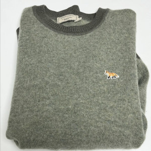 메종키츠네 여자 니트 거의 새거