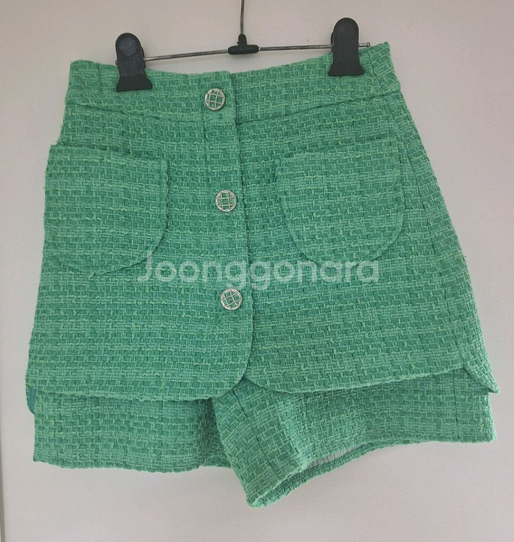 에고이스트 노카라 트위드 자켓 팬츠--3