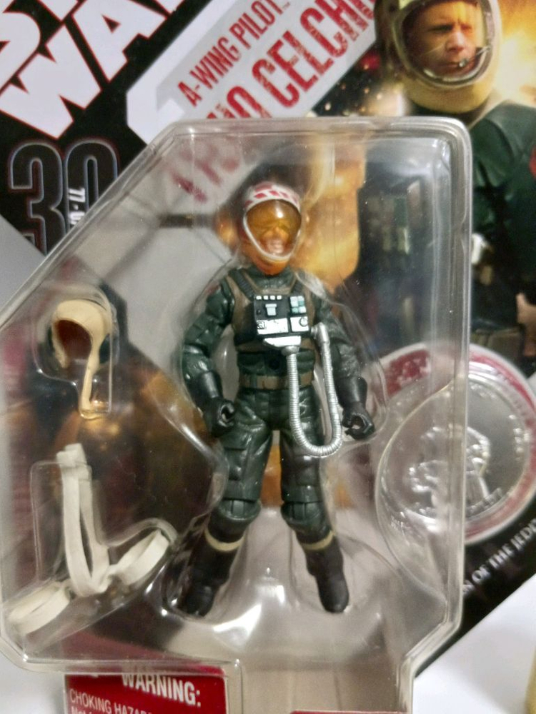 스타워즈 3.75 30주년 조종사 피규어--1