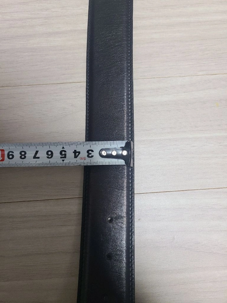 생로랑 YSL 버클 레더 벨트 이미지