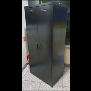 (분해상태) 마켓비 MKB 철제 캐비넷 2m 높이 대형 2단선반 옷장