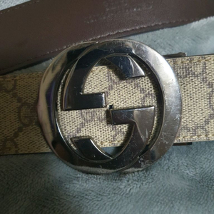 구찌 GG 버클 레더 벨트