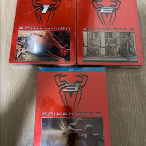 (최종가)블루레이 샘 레이미 스파이더맨 1~3 일본판 스틸북 일괄판매
