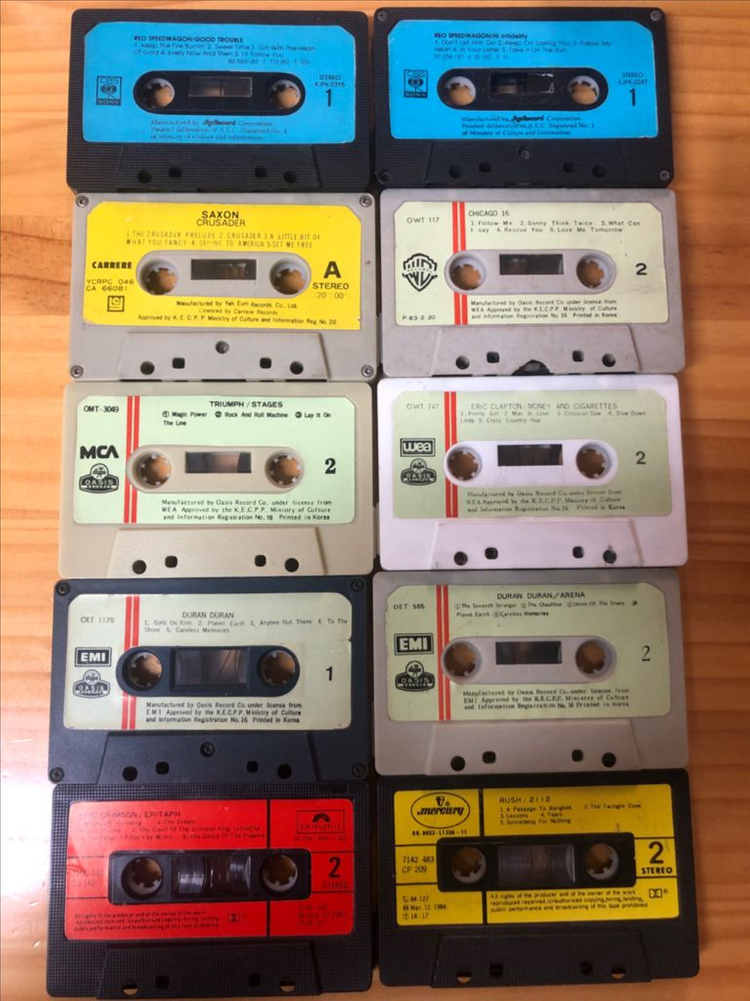 8~90년대 가요/팝/OST 카세트알테이프 34개--1