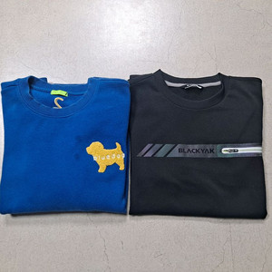 블루독, 블랙야크 기모 티셔츠 165 일괄