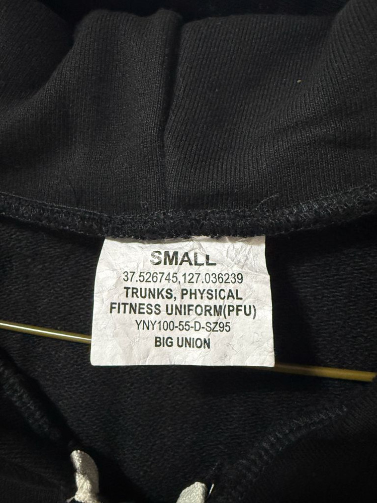 빅유니온 트레이닝 후드집업 블랙 S사이즈 판매합니다--1