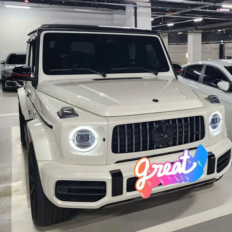 무보증 제2운전자 벤츠 g63 amg 화이트 부라부스 튜닝 이미지
